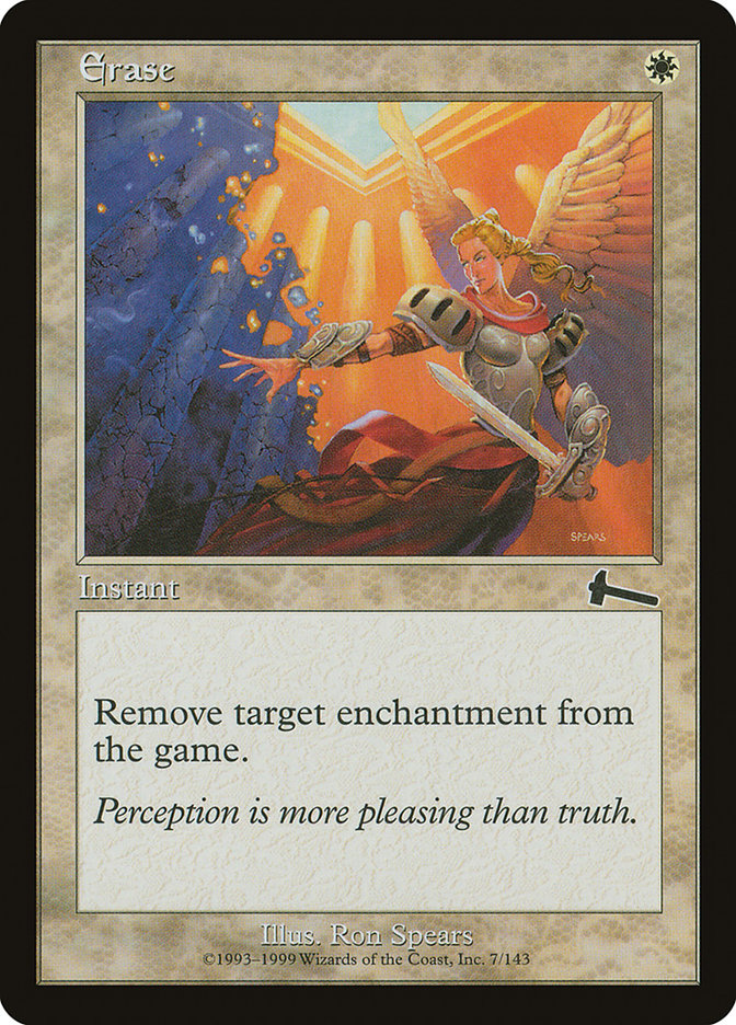 Erase [Urza's Legacy] | La Crypte