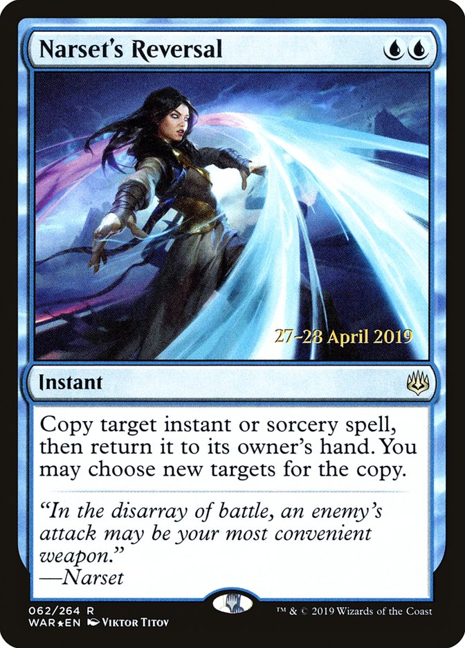 Narset's Reversal [War of the Spark Prerelease Promos]