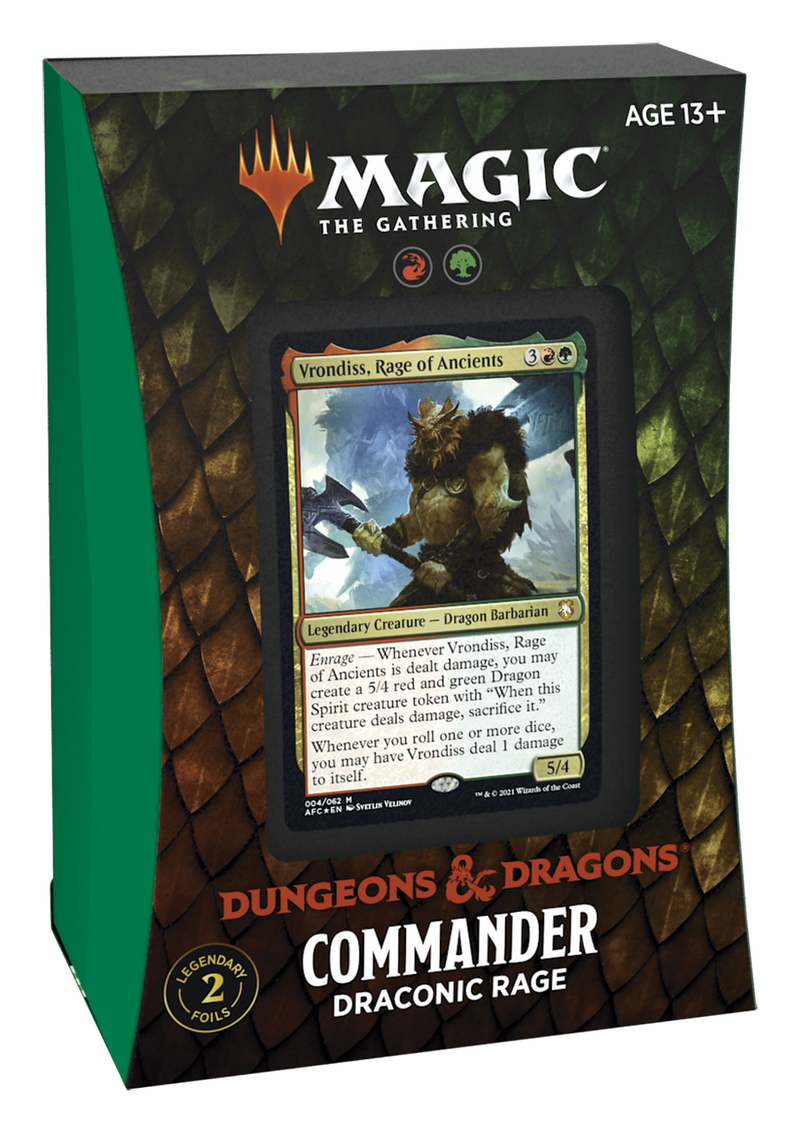 ADVENTURES IN THE FORGOTTEN REALMS - COMMANDER DECK - DRACONIC RAGE