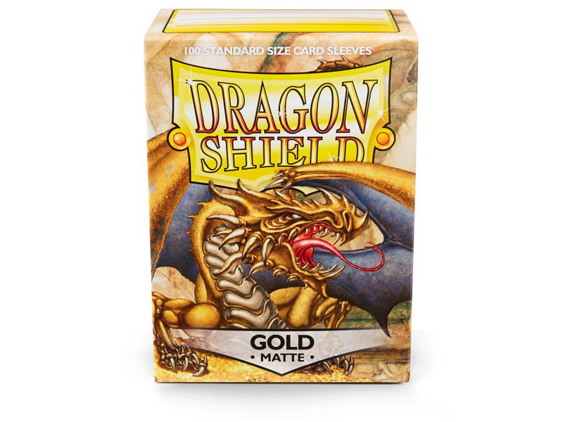 Sleeves - Dragon Shield Matte Sleeve - Gold