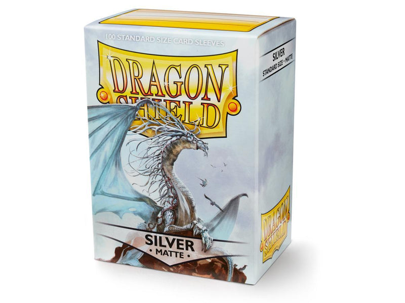 Sleeves - Dragon Shield Matte Sleeve - Silver