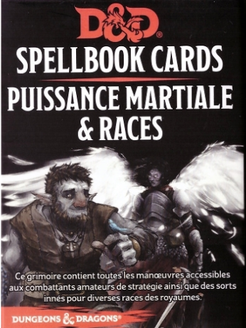 Dungeons & Dragons 5 - Spellbook Cards - Puissance Martiale & Races (Français)