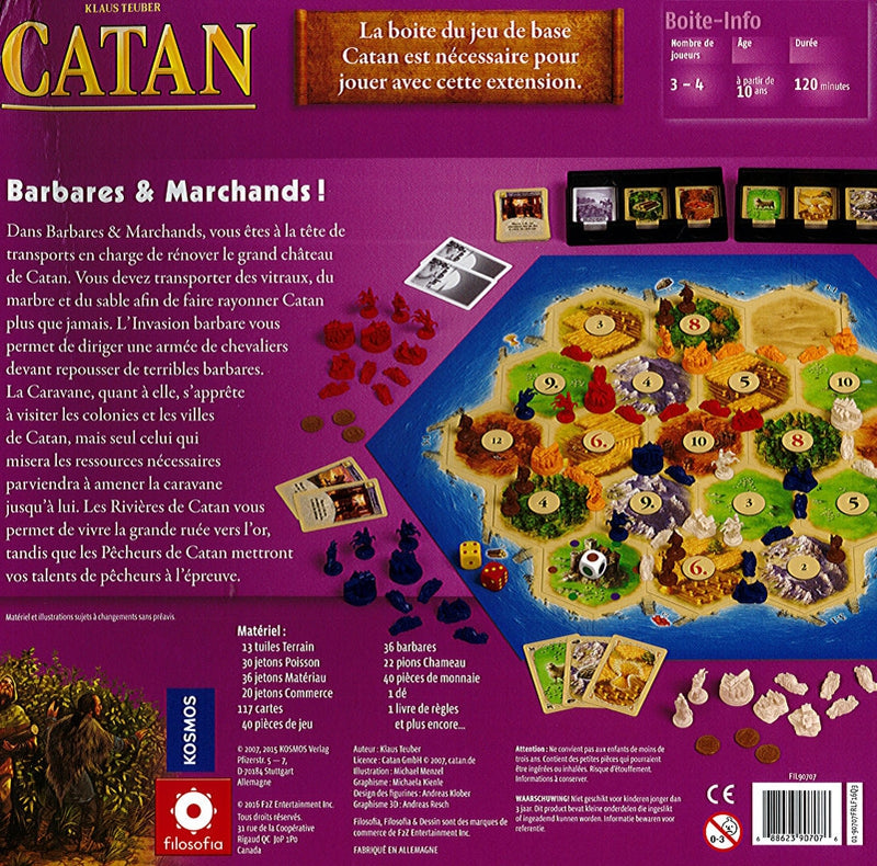 Catan - Extension: Barbares et Marchands (Français)