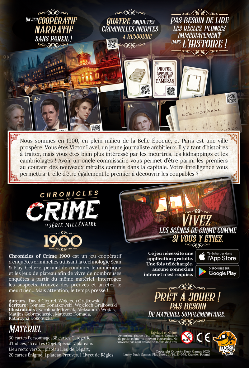 Chronicles of Crime-1900 (Français)