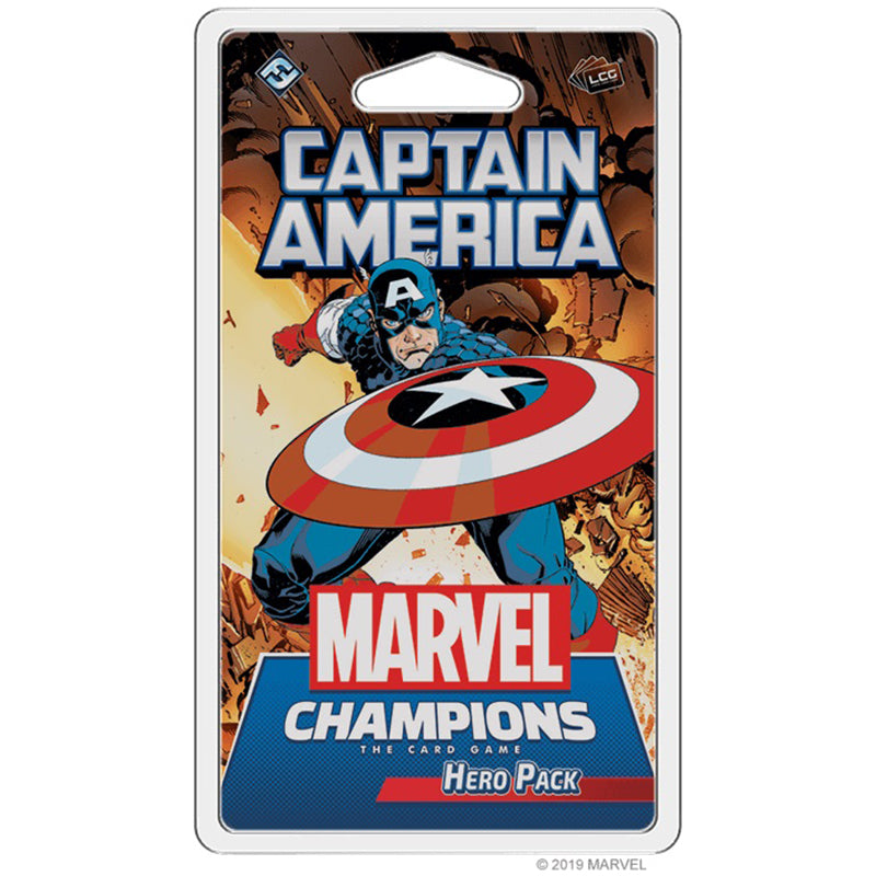 Marvel Champions : Le Jeu de Cartes -Captain América (Français)