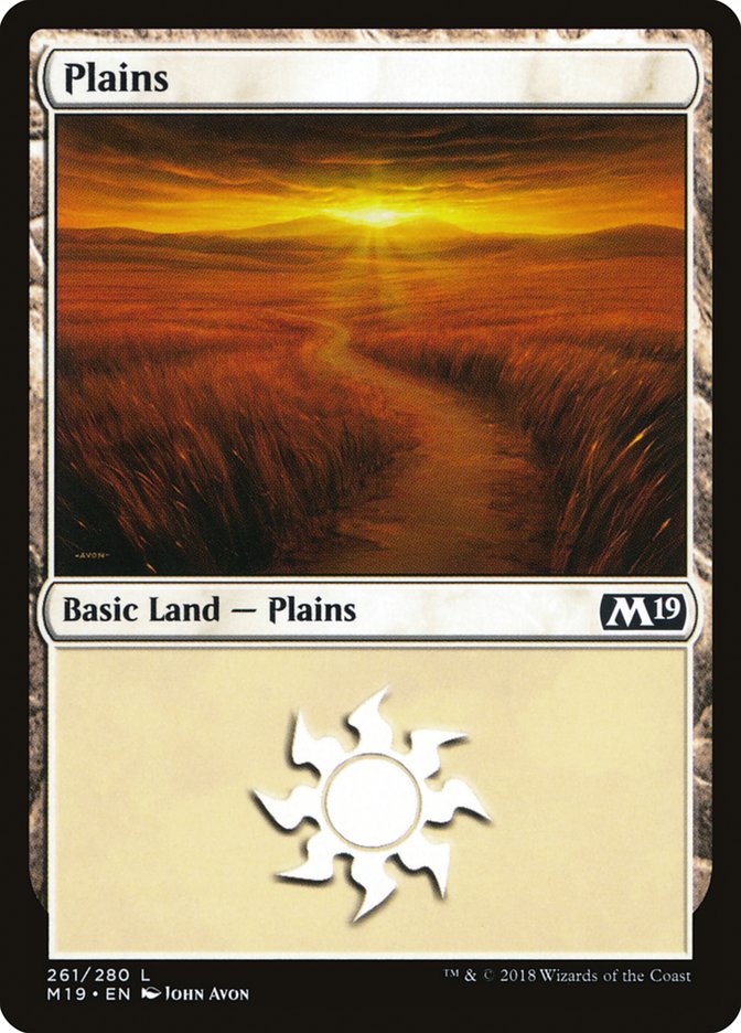 Plains (261) [Core Set 2019] | La Crypte