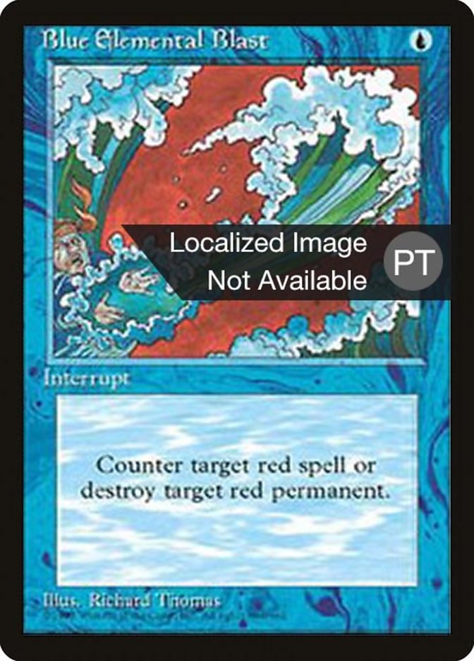 Blue Elemental Blast [Fourth Edition (Foreign Black Border)]