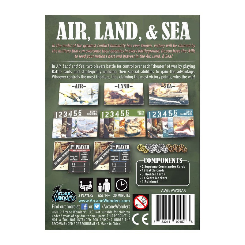 Air Land & Sea - Base Game (Anglais)