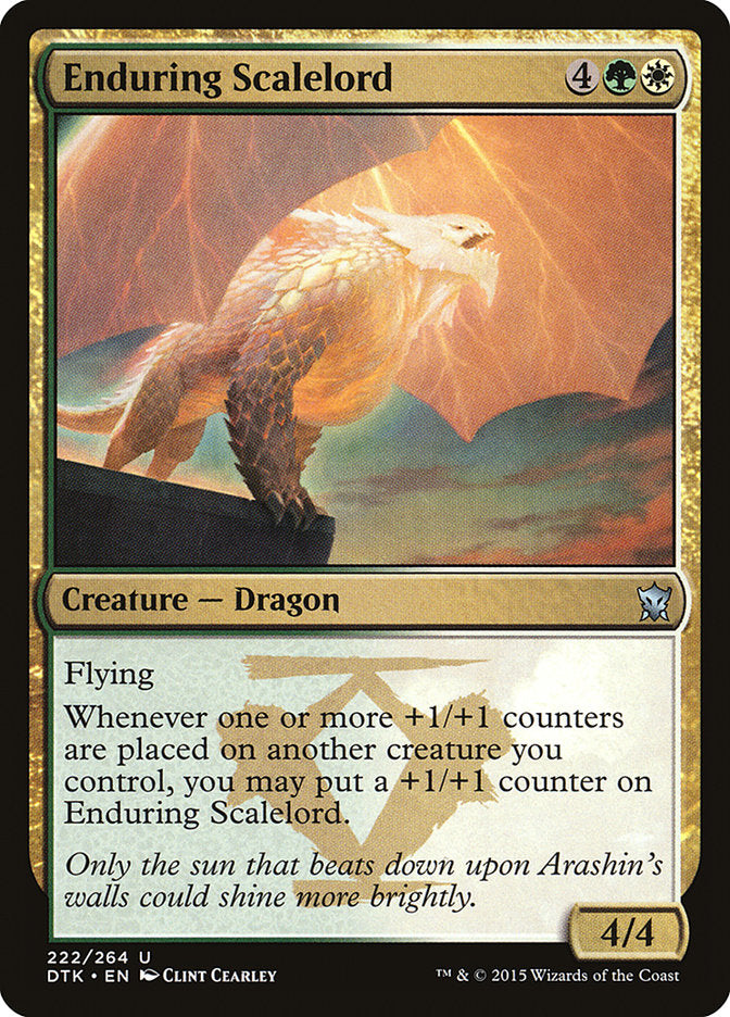 Enduring Scalelord [Dragons of Tarkir] | La Crypte