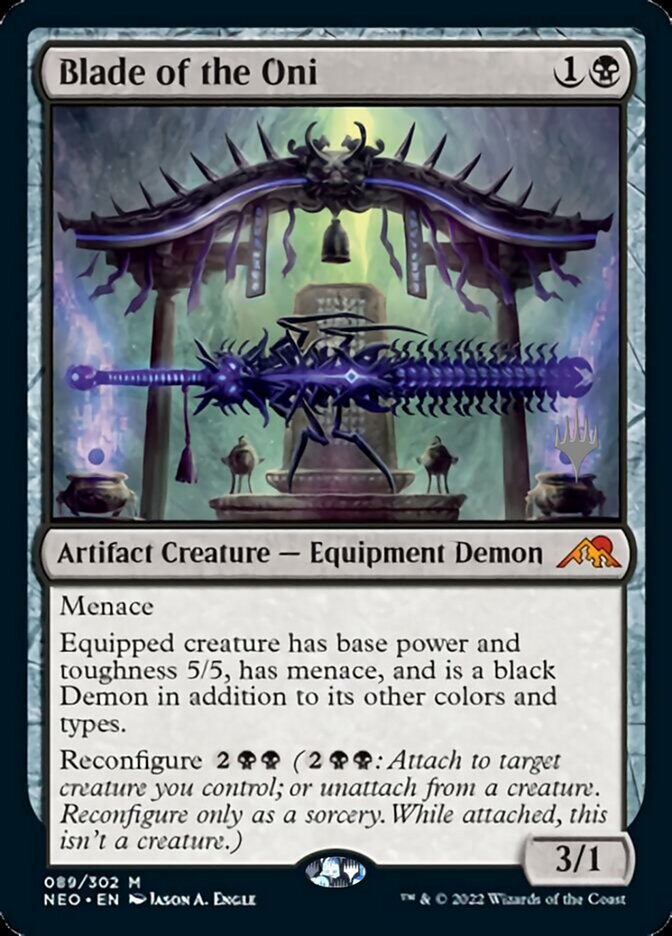 Blade of the Oni (Promo Pack) [Kamigawa: Neon Dynasty Promos]
