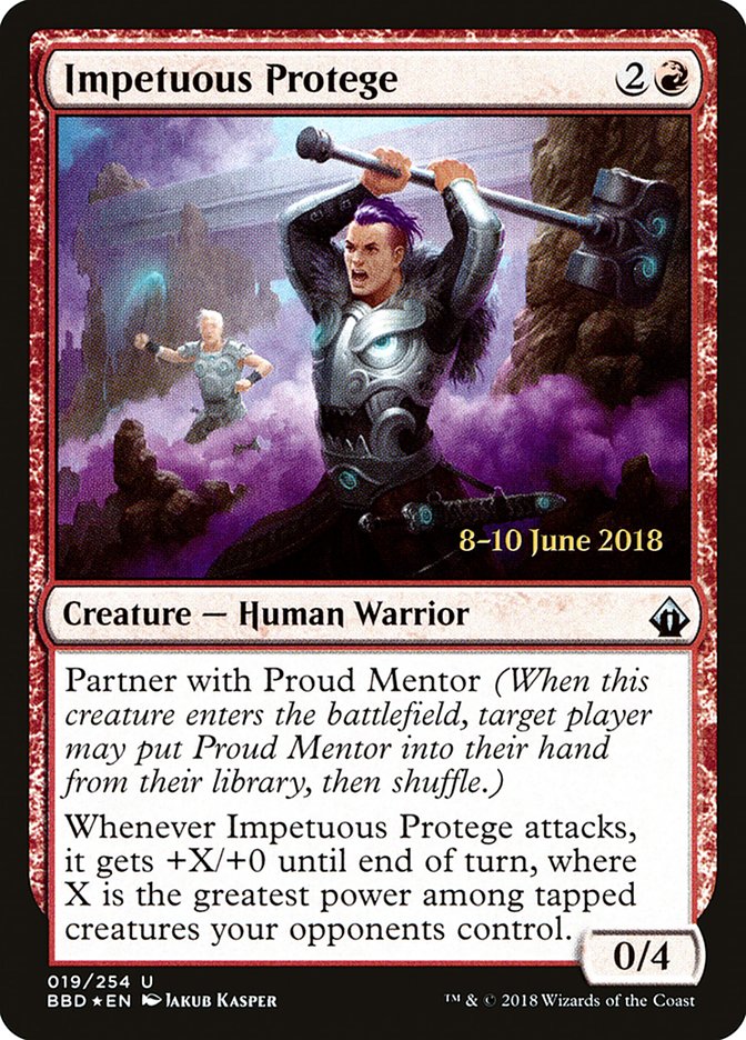Impetuous Protege [Battlebond Prerelease Promos] | La Crypte