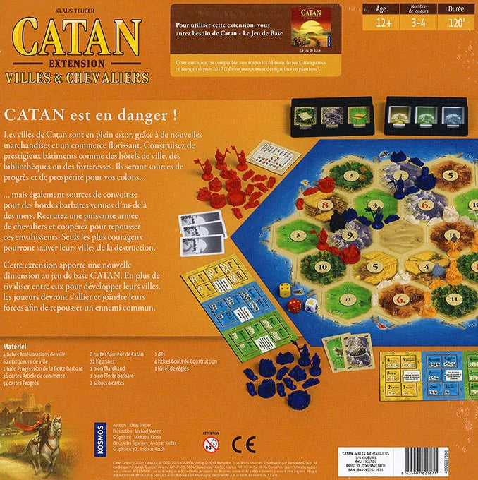 Catan - Extension: Villes et Chevaliers  (Français)