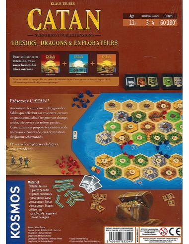 Catan - Extension: Trésors, Dragons et Explorateurs (Français)