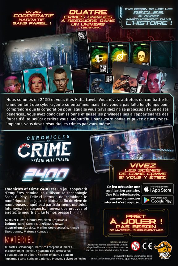 Chronicles of Crime-2400 (Français)