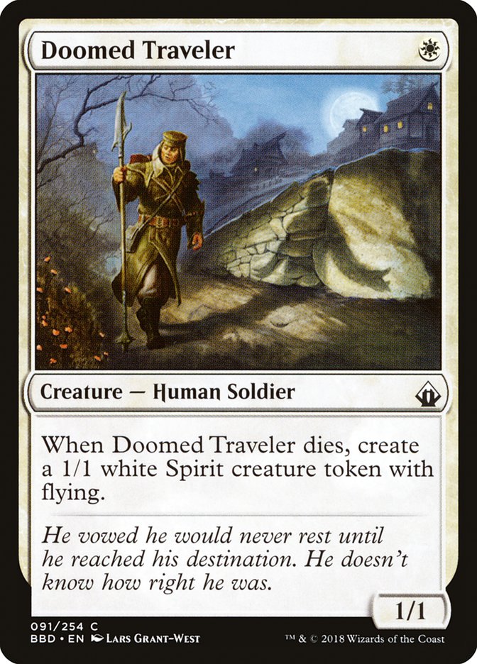 Doomed Traveler [Battlebond] | La Crypte