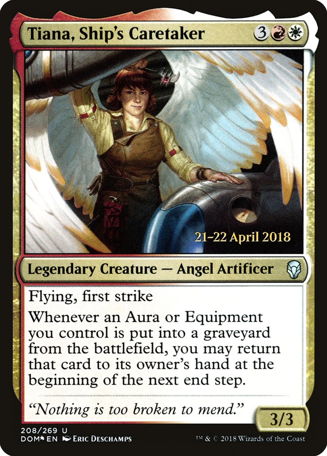 Tiana, Ship's Caretaker [Dominaria Prerelease Promos]