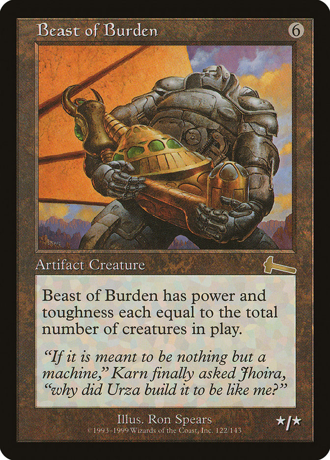 Beast of Burden [Urza's Legacy] | La Crypte