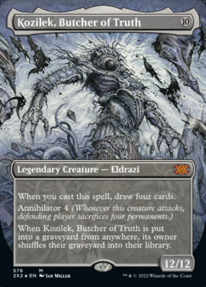 Kozilek, Butcher of Truth (Textured Foil) [Double Masters 2022]