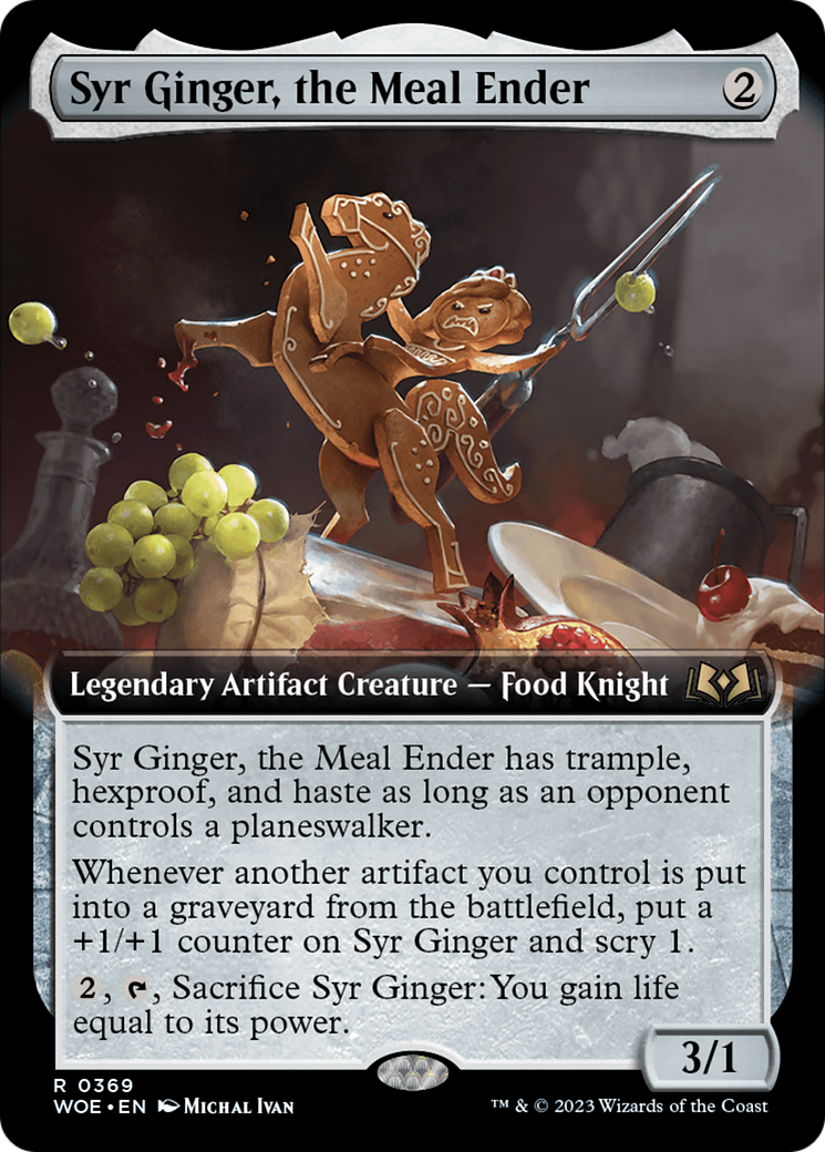 Syr Ginger, the Meal Ender (Extended Art) [Wilds of Eldraine]