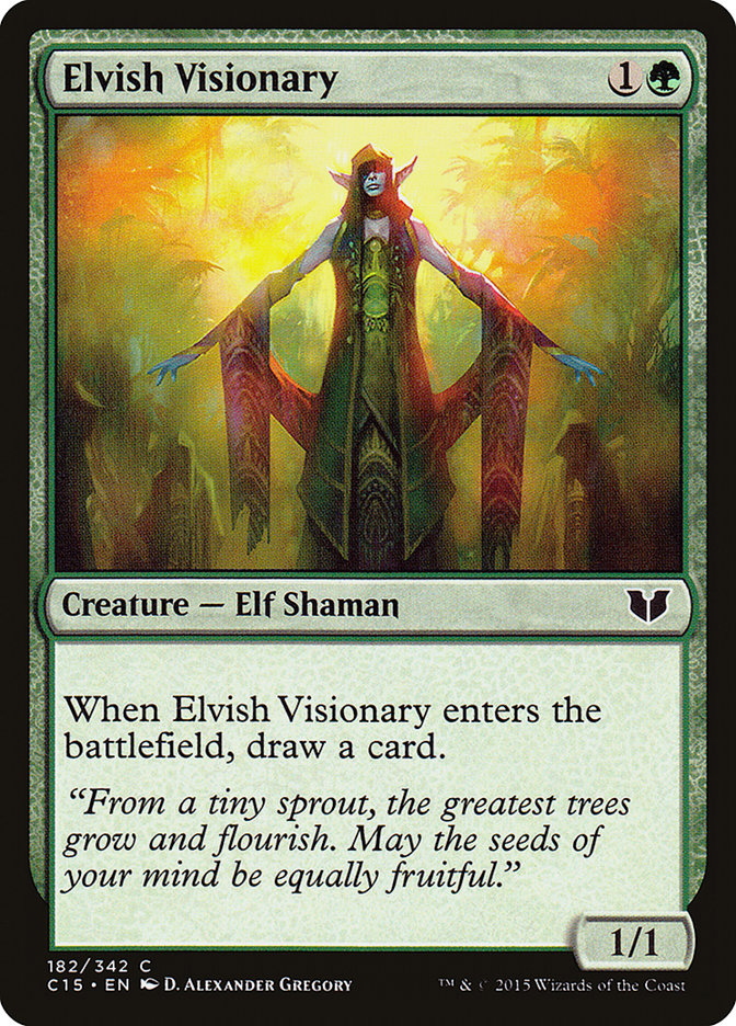 Elvish Visionary [Commander 2015]