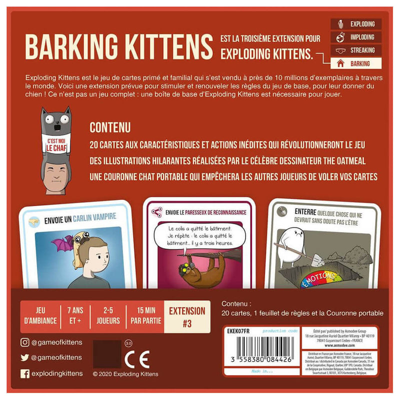 Exploding Kittens - Barking Kittens (Français)