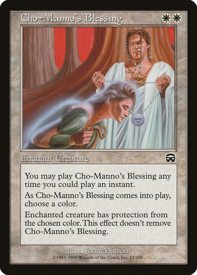Cho-Manno's Blessing [Mercadian Masques] | La Crypte