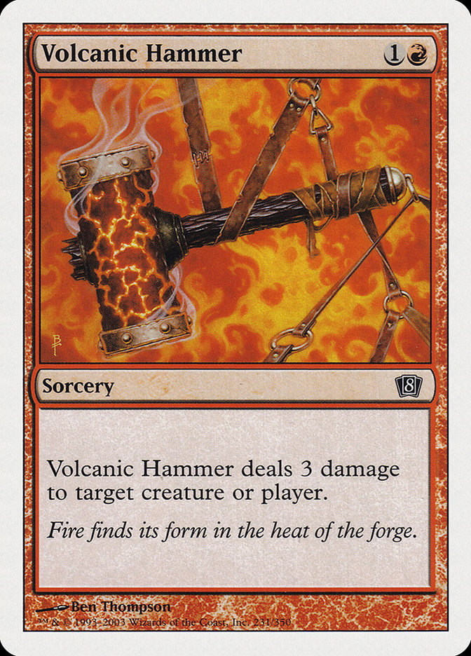 Volcanic Hammer [Eighth Edition] | La Crypte