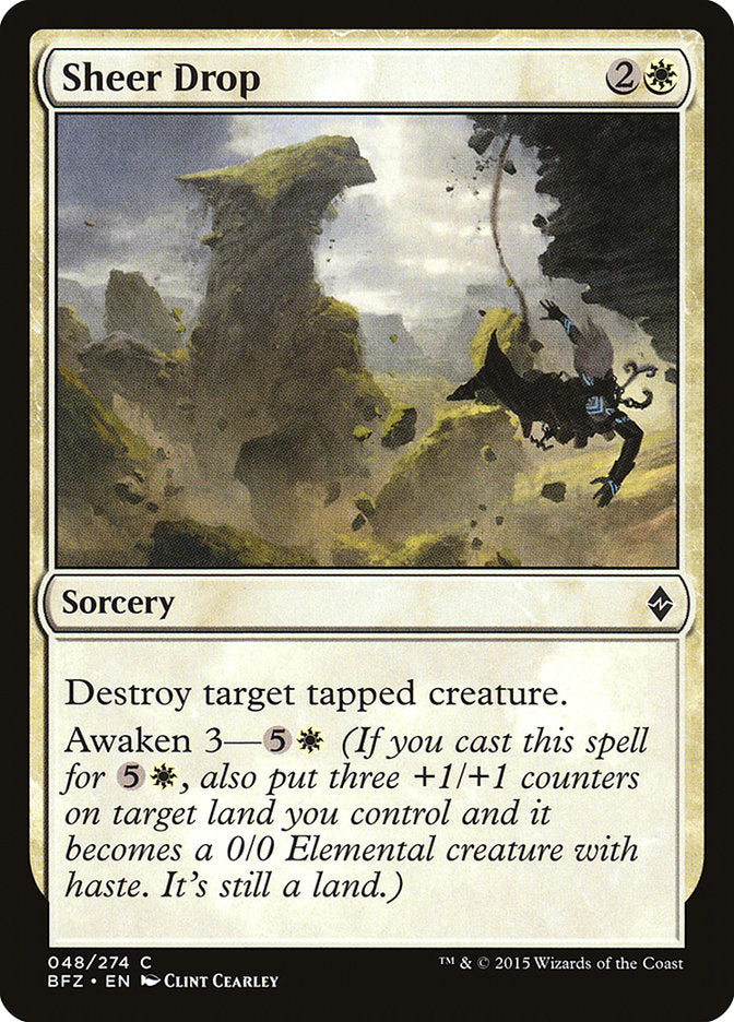 Sheer Drop [Battle for Zendikar] | La Crypte