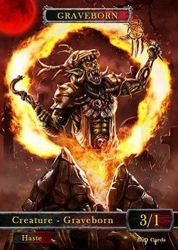 Graveborn Token (Sek'kuar Red/Black 3/1)