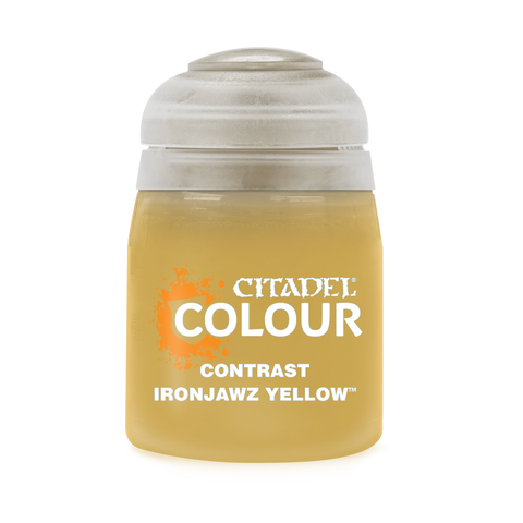 Citadel Paint: Ironjawz Yellow - Contrast
