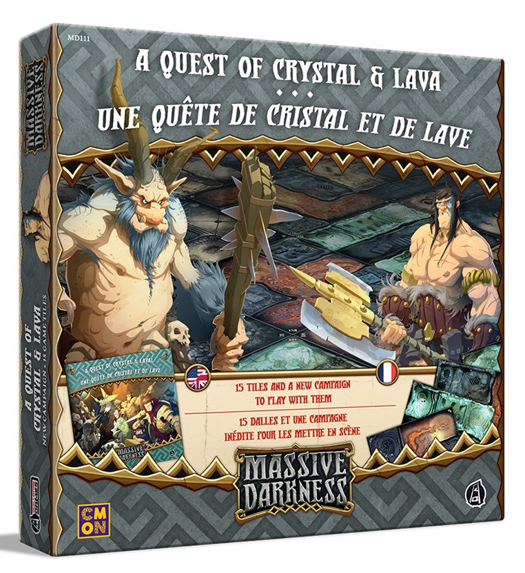 Massive Darkness - Une quête de cristal et de lave- Original tile set (Multilingue)