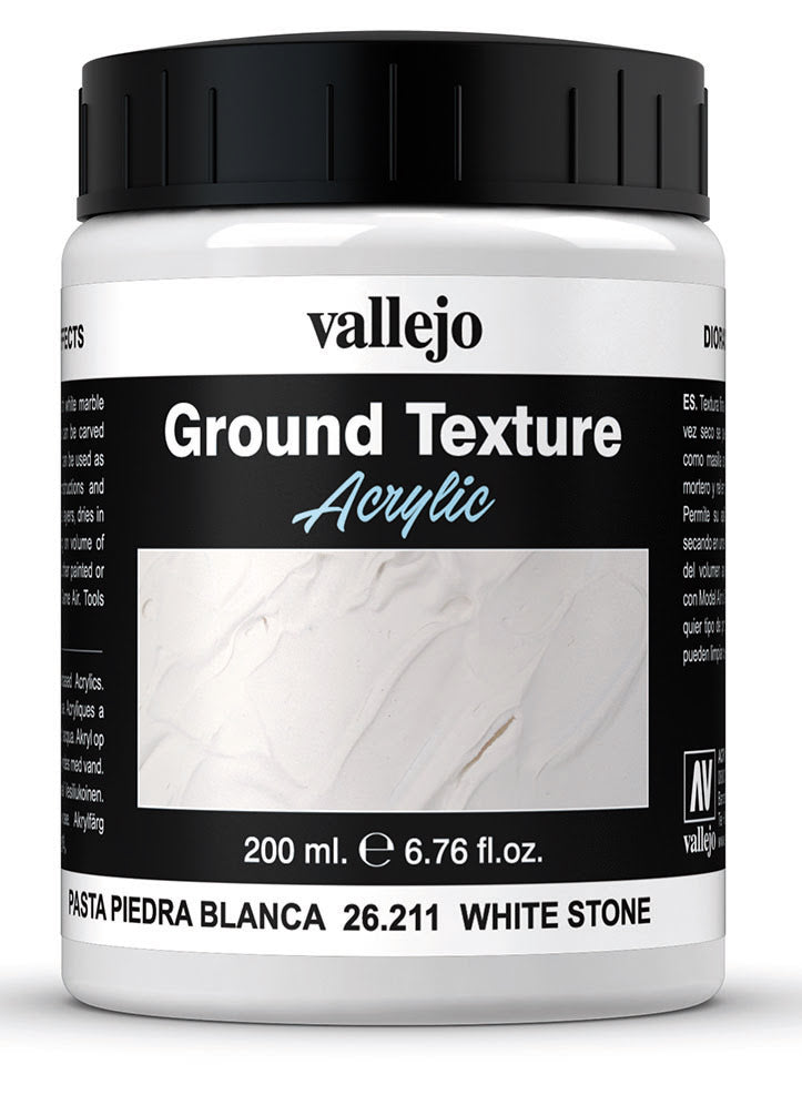 Vallejo - Ground Texture - White Stone 200ml.
