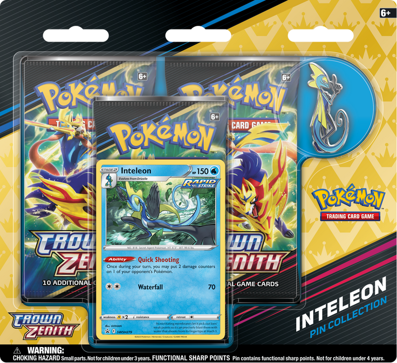 Pokemon - Crown Zenith - PIN COLLECTION