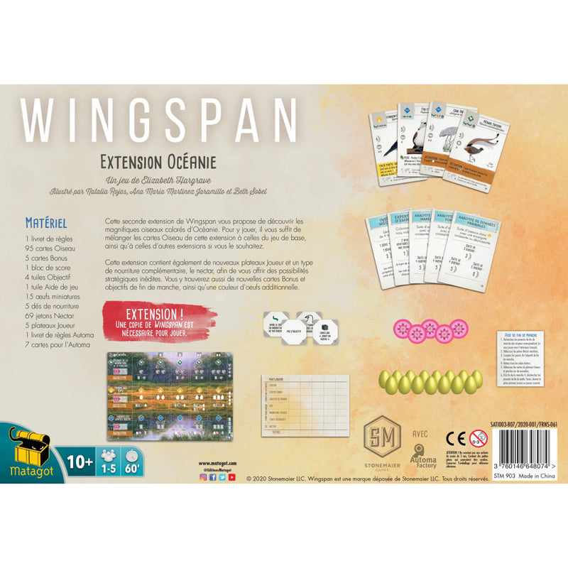 Wingspan - Extension: Oceania (Français)